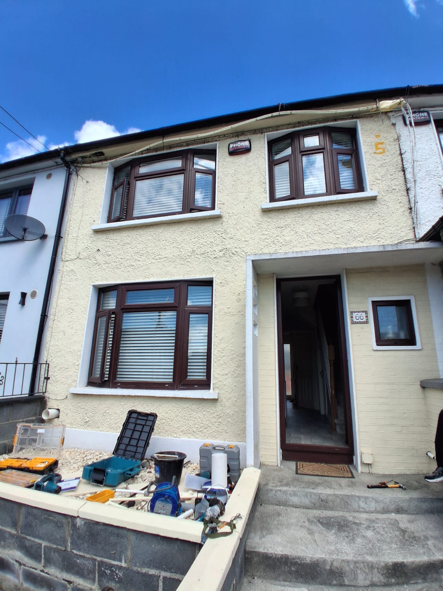 External wall insulation project photo