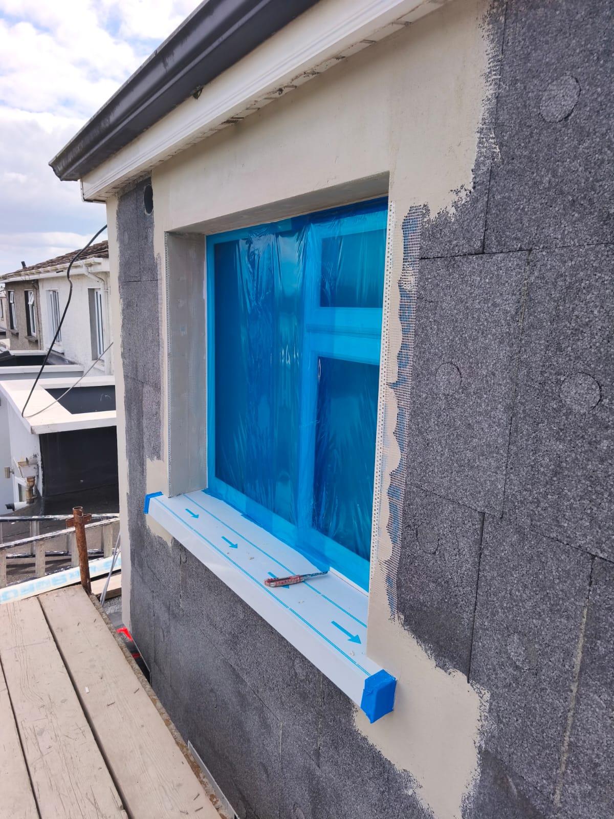 External wall insulation project photo