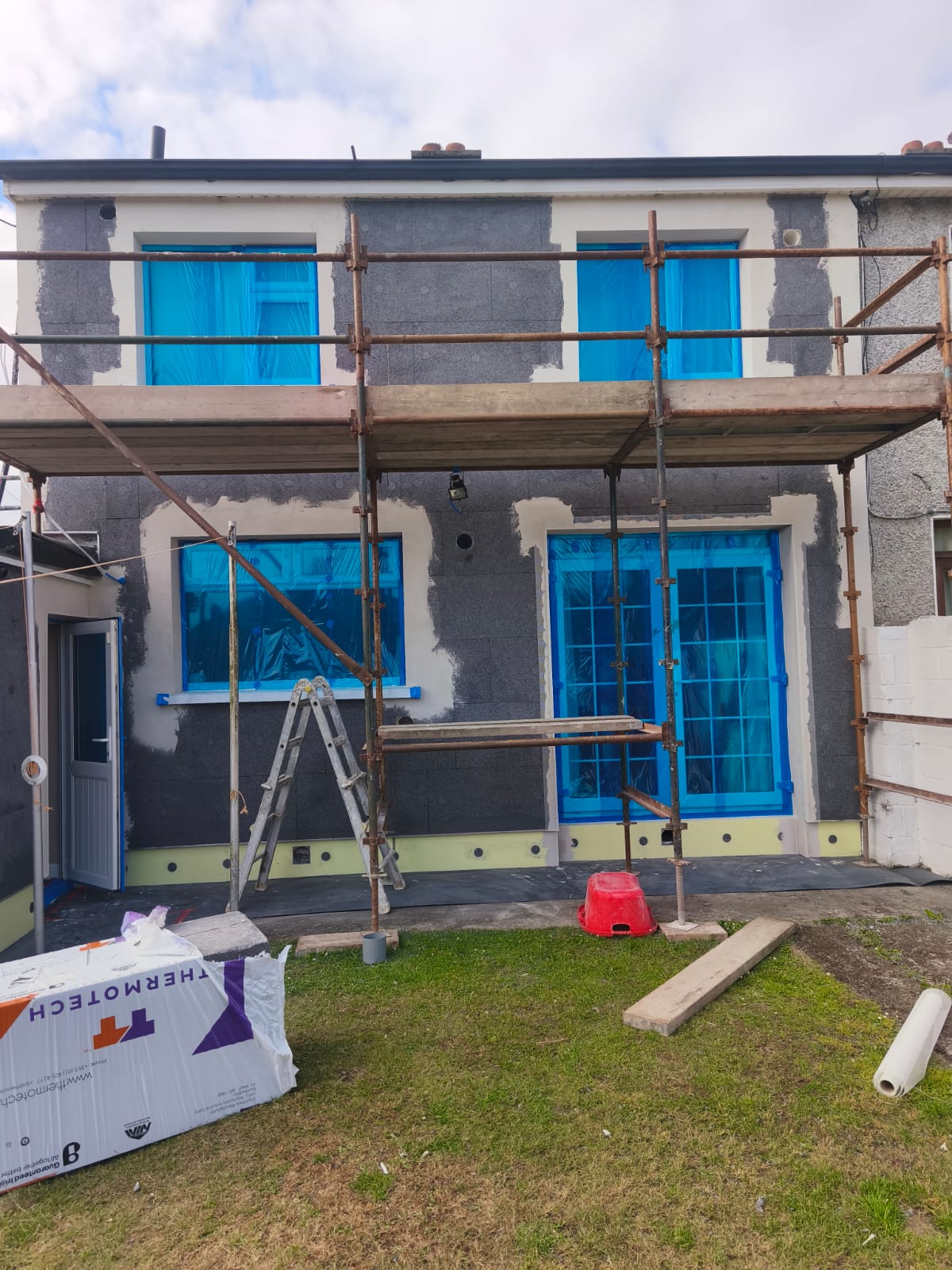 External wall insulation project photo