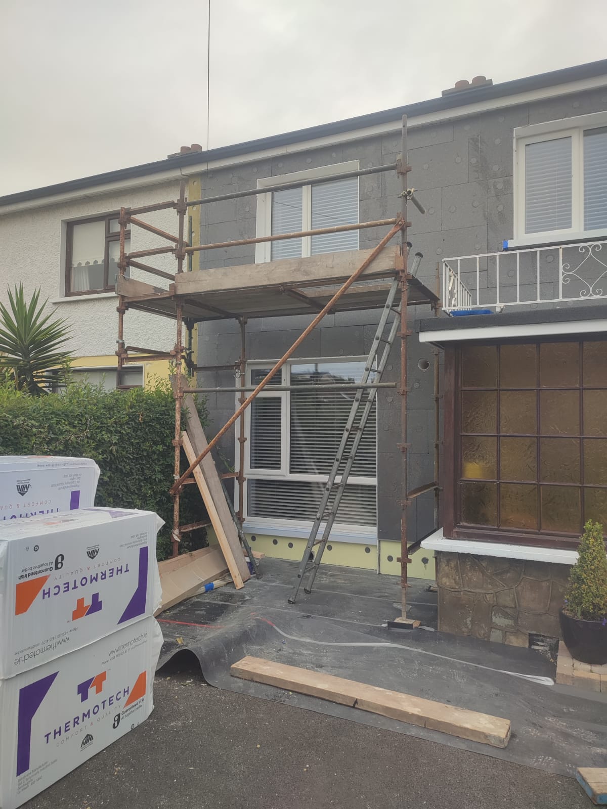 External wall insulation project photo
