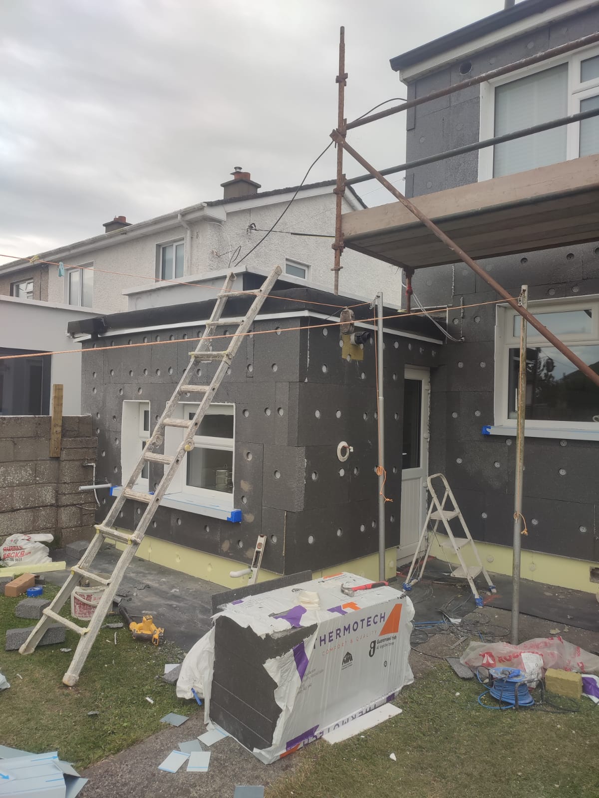 External wall insulation project photo