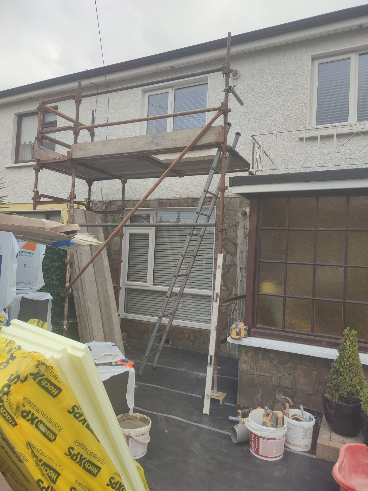 External wall insulation project photo