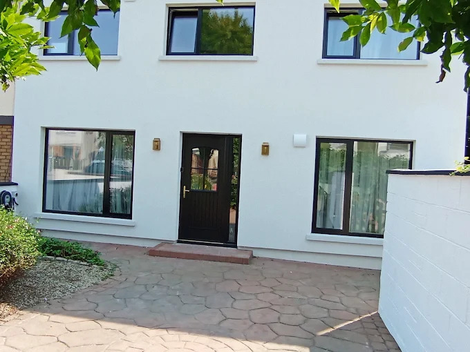 Example home with illustrative wall dimensions